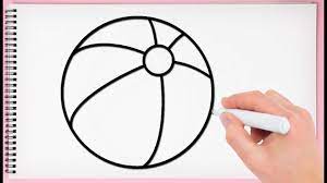 How do you draw a cube? How To Draw A Ball Easy Learn Drawing Step By Step With Draw Easy Youtube