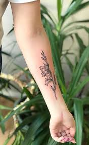 Beautiful gladiolus watercolor tattoo drawing. Gladiolus Tattoo 36 Tattoo Designs For Women
