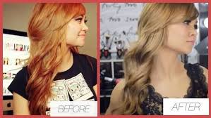 If you tried to dye your hair blonde or bleach it, and it turned out yellow, no worries! Image Result For Nice And Easy Natural Medium Ash Blonde Fix Orange Hair Orange Brown Hair Orange Hair Color