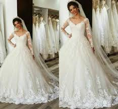 You won't believe how much you'll save with our new, sample & used gowns. Elegant Applique Lace Wedding Dress Long Sleeve Bride Gown Custom Size Ebay
