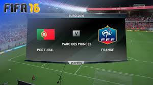 Portugal overcame the early loss of captain cristiano ronaldo to beat hosts france in the euro 2016 final and. Fifa 16 Portugal Vs France Final Euro 2016 Match 51 Youtube