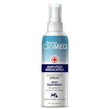 Tropiclean Oxy Med Anti Itch Soothing Dog Spray Dog Treatments Petsmart