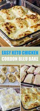 45 Reviews Easy Keto Chicken Cordon Bleu Bake Cheesy Creamy Low Carb Chicken Cordon Bleu Bake Is So Keto Recipes Easy Keto Chicken Chicken Cordon Bleu