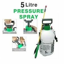 Marksman 5l X 2 Garden Pressure Sprayer Weed Killer Water Chemical Spray Bottle