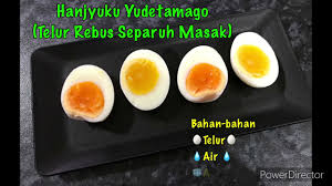 Simpan ke bagian favorit tersimpan di bagian favorit. Telur Rebus Separuh Masak Hanjyuku Yudetamago Youtube