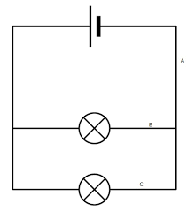 A single dedicated circuit to an air conditioner or a water heater would be considered a series circuit, the circuit in a room consisting of several outlets or several lighting fixtures would be considered a parallel circuit. Splitting Of Voltage In A Parallel Circuit Physics Stack Exchange