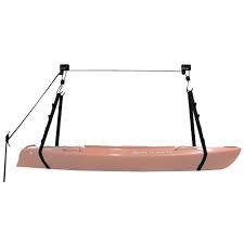 In most garages, storage space is at a premium. Extreme Max 120 Lbs Capacity Kayak Hoist For Garage 3004 0204 The Home Depot