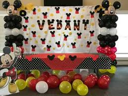 Mickey mouse 1st birthday 3d letters are an amazing way to use as 1st birthday decor for a mickey first birthday. Mickey Mouse Theme Birthday Party Decoration Youtube