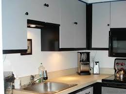 painting laminate cabinets diy danielle