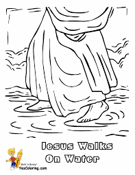 This is my favorite film about jesus. Jesus Walks On Water Coloring Pages Coloring Home