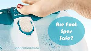 Any plastic container that is big enough to fit both of your feet will do just. Are Foot Spas Safe Boot Walker
