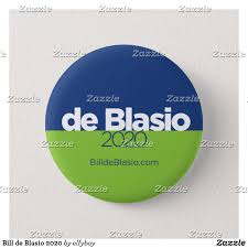 De blasio's now giving gift cards and free transportation to inmates getting out of jail. Bill De Blasio 2020 Button Zazzle Com Bill De Blasio Custom Birth Announcement Baby Shower Games