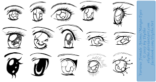 When i say that, i bet you think of cute and illustrative girls, animals, and twinkling stars. Various Female Anime Manga Eyes By Elythe On Deviantart