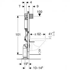 Pour des sanitaires agréables et nets cuvette suspendue avec pourquoi choisir une cuvette suspendue ? Bati Support Geberit Duofix Pour Wc Suspendu 112 Cm Avec Reservoi