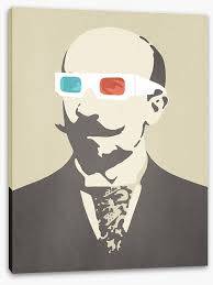 Retro | The Illusionist | Stretched Canvas – Wall Art Prints