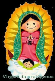 Caricatura De Virgen De Guadalupe Virgencita De Guadalupe Caricatura Dibujos De Virgen Imagenes De La Virgen