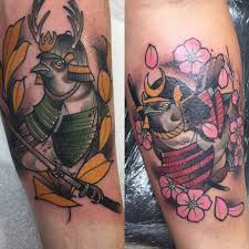 Samurai Sparrows By Toby Gawler Tattoos Cool Tattoos Seven Doors Tattoo