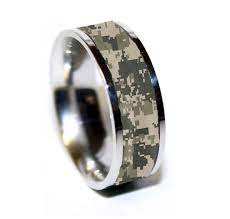 Army Tungsten Ring Army Camo Ring Military Camo Wedding Band Camouflage Marpat Ring Camo Wedding Rings Camo Rings Camo Wedding Bands