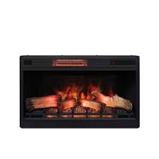 Classic Flame 32 In Ventless Infrared Electric Fireplace Insert With Safer Plug 32ii042fgl The Home Depot