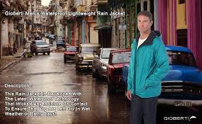 Gioberti Mens Waterproof Rain Jacket