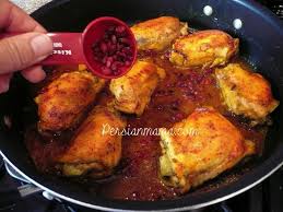 Zereshk Polo Ba Morgh Recipe Food Dishes Zereshk Polo Cooking