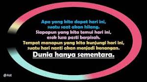 Kata Bijak Tentang Dunia Hanya Sementara Youtube