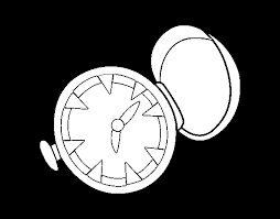 Sleeping beauty coloring pages] 5. Pocket Watch Coloring Page Coloringcrew Com