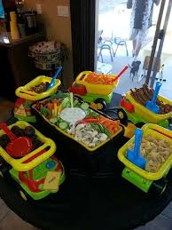 Dipgemuse Baustelle Kindergeburtstag Kinder Geburtstag Essen Junge Geburtstagsfeier