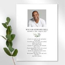 When they're personalized with photos, poetry, quotations or sacred text, they become a keepsake it's a simple matter to change the photos and text to make a different memorial candle for each family member. Memorial Funeral Cards Printed Fig Laurel