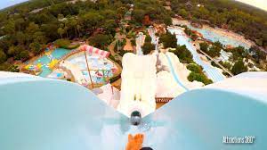 4k Summit Plummet Tallest Freefall Body Water Slide Disney S Blizzard Beach Water Park Youtube