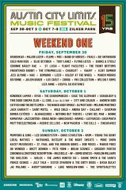 Don't miss out on the austin city limits music festival in 2019. Austin City Limits Music Festival Sep 30th Oct 9th Onstage Magazine Com