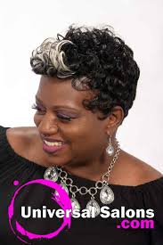 Short Funky Black Hairstyle From Octavia Bonnette Black Hair Black Hairstyles With Weave Blonde Hair Color