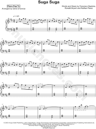 Dario D Aversa Suga Suga Sheet Music Piano Solo In D Major Download Print Sku Mn0225592