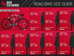 road bike size chart bicycle new england