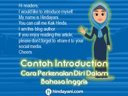 20 Contoh Introduction Cara Perkenalan Diri Bahasa Inggris