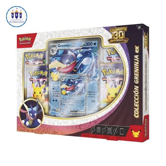 Pokémon 30 aniversario cajas jumbo Greninja y Sylveon
