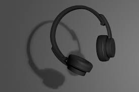 Black Wireless Headphone Mockup On A Gray Background Premium Image By Rawpixel Com Kutthaleeyo In 2020 Wireless Headphones Headphone Gray Background
