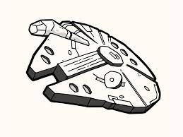 Millenium Falcon Star Wars Drawings Star Wars Painting Star Wars Art