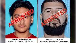 2 of the 'Top 10' fugitives of Tulare County arrested