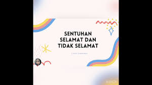 Sentuhan selamat dan tidak selamat. Sentuhan Selamat Dan Tidak Selamat Youtube