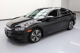 Used 2016 Honda Civic Ex T Sedan 4 Door 2016 Honda Civic Ex T Sedan Auto Sunroof Rear Cam 5k Mi 012644 Texas Direct 2017 2018 In 2020 Honda Civic Ex Black Honda Civic Honda Civic 2016