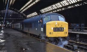 Br Class 45 D43 St Pancras 1971 Diesel Locomotive British Rail Electric Train