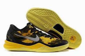 Black And Yellow Kobes Shoes Cheap Kobe 8 All Star Black Yellow On Www Cheapkobe Org Yellow Sneakers Kobe Shoes Nike Zoom Kobe