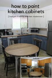 From the flooring to the cabinets, the original kitchen was overpowered by light wood. How To Paint Kitchen Cabinets Budget Friendly Kitchen Makeover