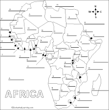 Label African Countries Printout Homeschool History Map Skills History Geography