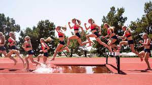 Maybe you would like to learn more about one of these? Emma Coburn And The Controlled Chaos Of The Water Jump Track And Field Steeplechase Sequence Photography
