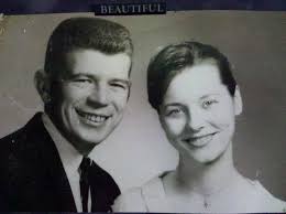 This is my Mom's Engagement post in 1948. My parents were married June 25,  1949.