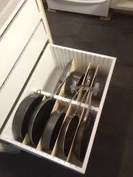 Adjustable Pot And Pan Storage Drawer I Made For My Wife Pan Storage Kitchen Drawer Organization Interior Design Kitchen