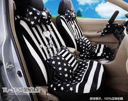 Black And White Car Seat Covers 273 33 16pcs Snoopy Stripe Star Car Seat Covers Interior Sets Plush Universal Black White Carseat Cover Car Seats Seat Covers