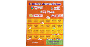 spanish syllables pc w cards chart